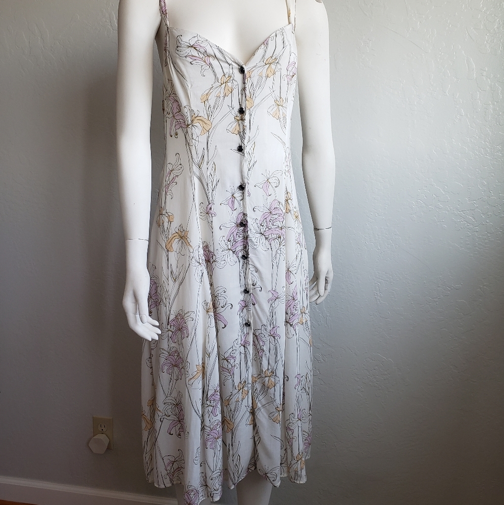 Kimchi Blue | Dorothy Style |Midi Dress | Crossed Back | Size: Medium - Picture 9 of 9